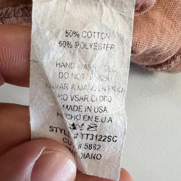 Ces Femme Women's 3/4 Floral Sleeve Pullover Top Multicolor Size Medium - Picture 8 of 9